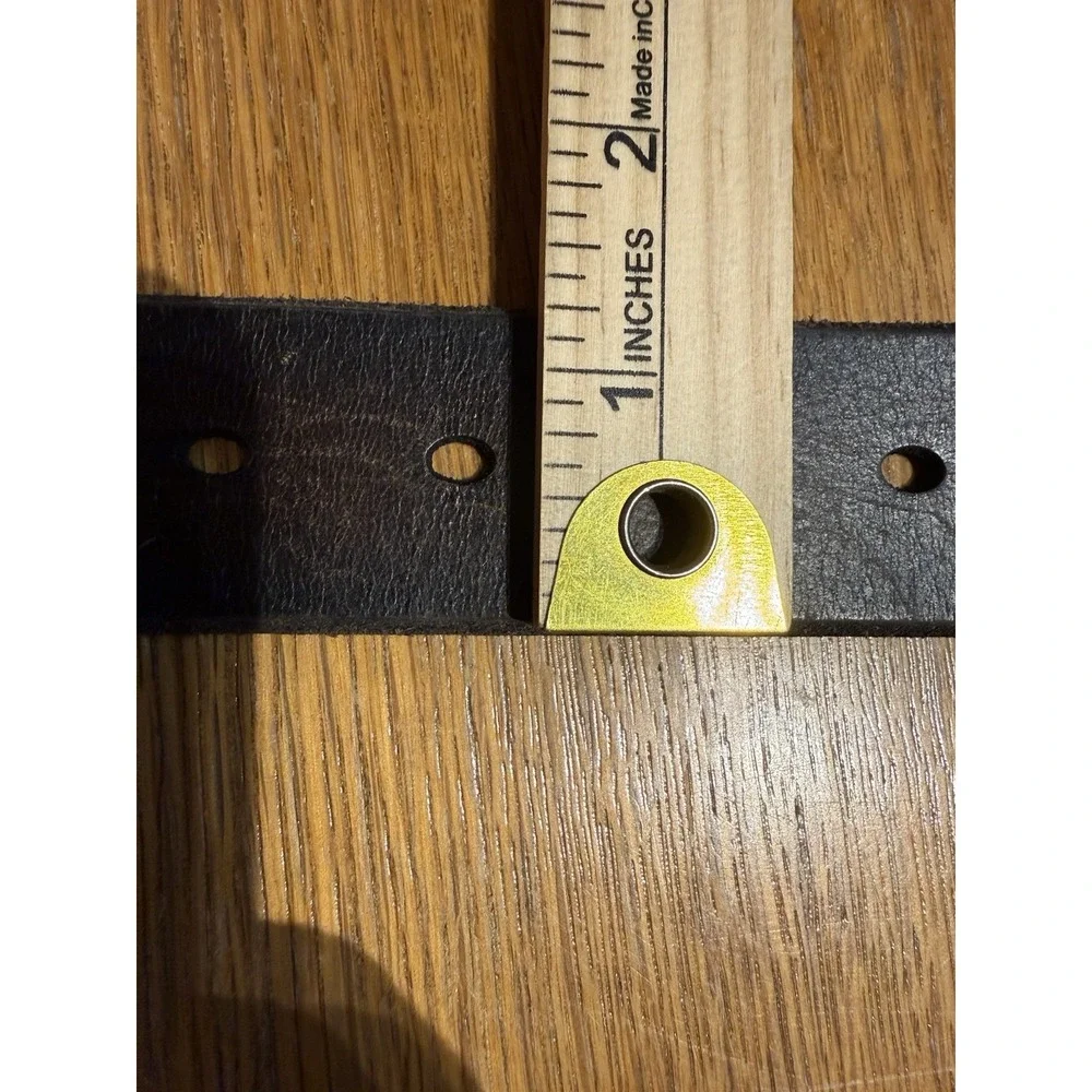 Levi's Genuine Leather Belt 3X 50-52‎ Brown Gunmetal Buckle Mens